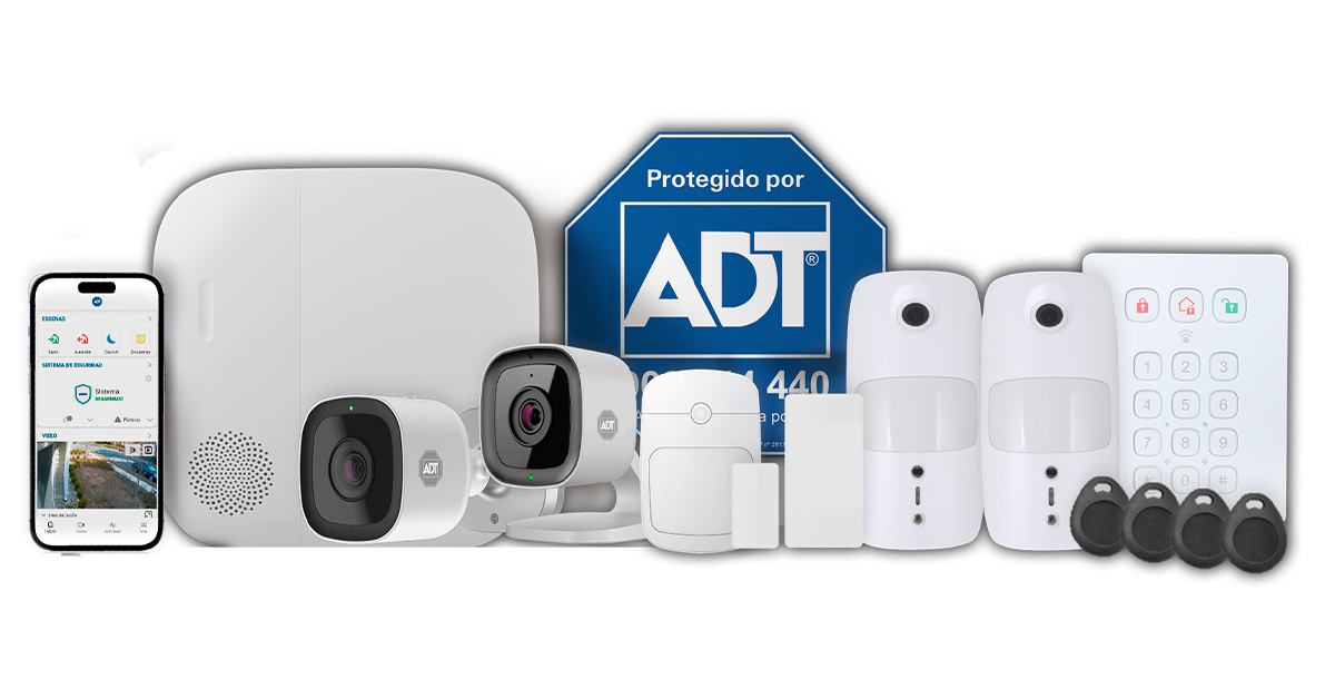 bodegón alarmas adt con el nuevo panel climax