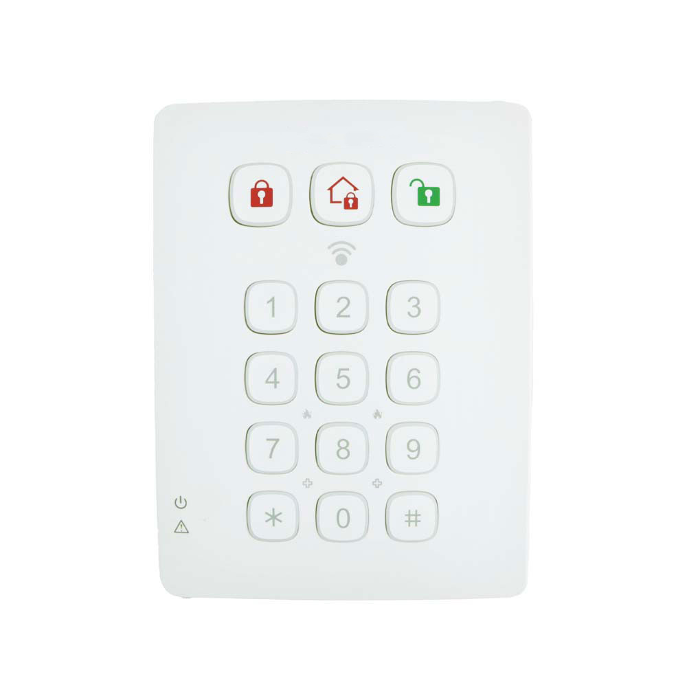 teclado alarmas adt con aviso de emergencia